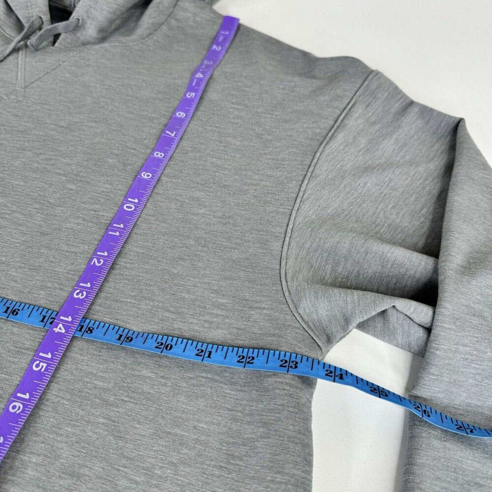 Nike Yoga Dri Fit hoodie hooded sweatshirt gray Pull-over DM7033-073 - Picture 8 of 14